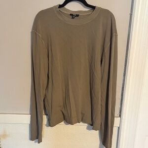 PAIGE Taupe Long Sleeve Men's Shirt
